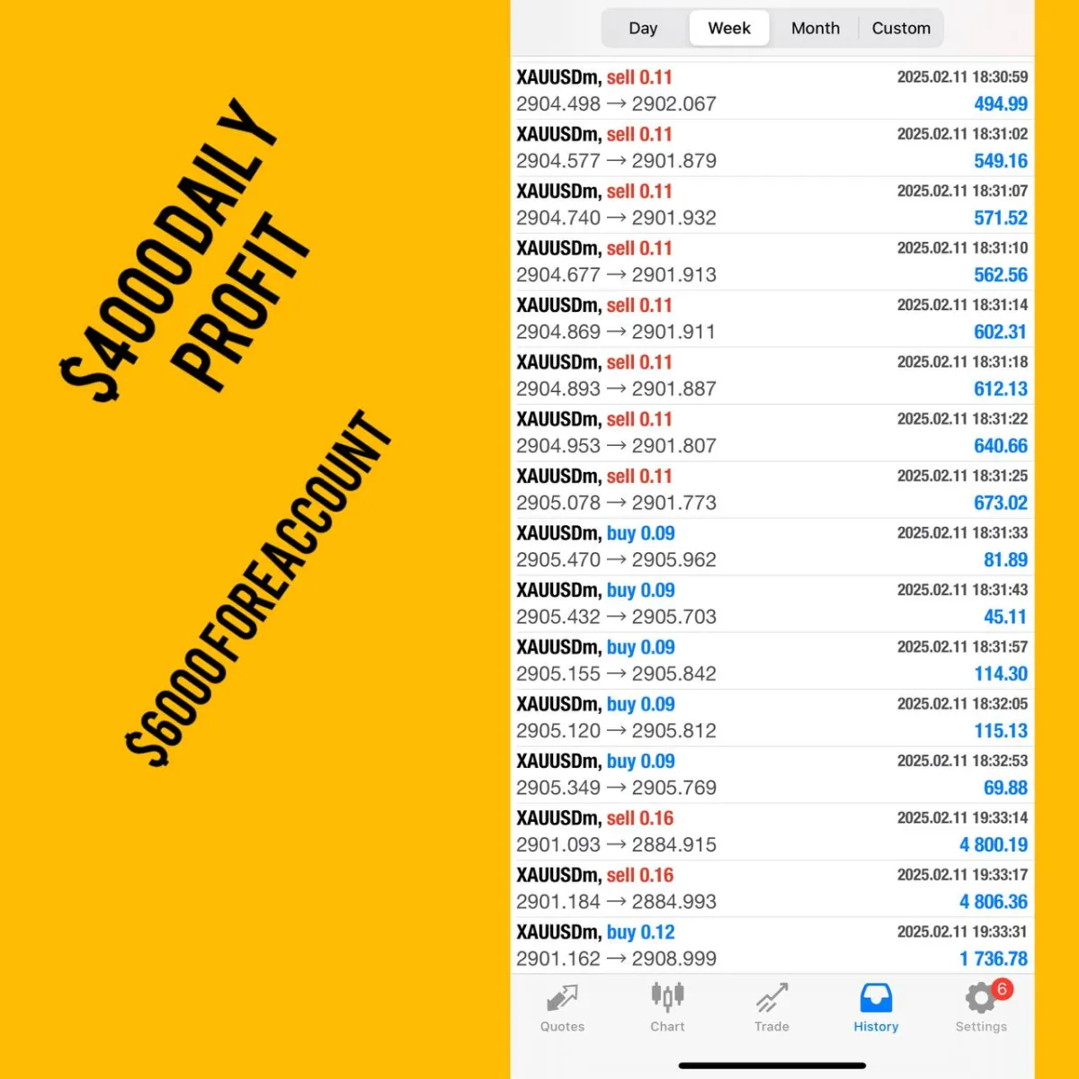 i will Give You High-Profit Forex MT4 Trading Robot – Earn $4000 Daily!