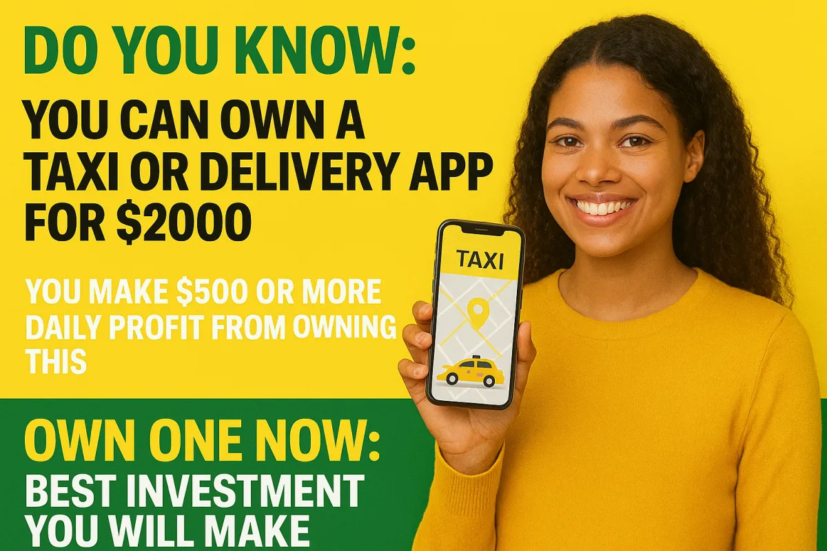 I Will Create Taxi App, Delivery App, Just like Uber You can make $500 Daily profit
