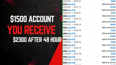 With Your $1500 Account, You Receive $2300 After 24 Hours
